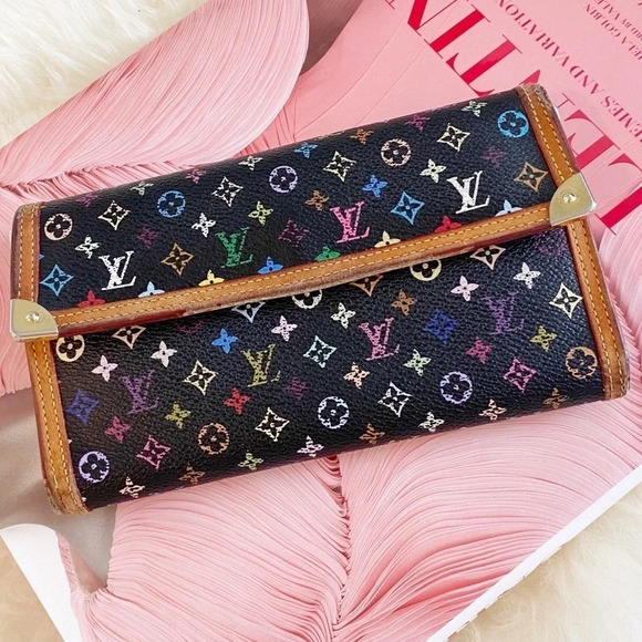 LOUIS VUITTON Monogram Multicolor Wallet Murakami - Picture 14 of 14